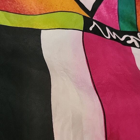 THE LIMITED Vintage Button Front Silk Retro Top size XS - Picture 8 of 8